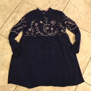 Navy blue Parker dress size L like new